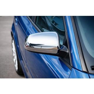 Couvre-rétroviseurs 2004-2008 (2 pcs, Acier Inoxydable) Audi A6 C6 2004-2011 photo 1