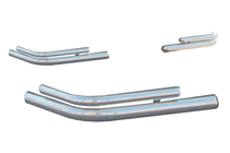 Suzuki Grand Vitara 2005-2017 Barres d’angle arrière doubles AK003-double (2 pcs, inox) photo 1