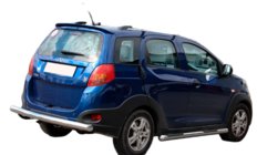 Chery Beat 2009-2015 Protection arrière AK002 (2 pcs, inox) photo 2