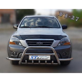 Pare-buffle WT003-Exclusive (acier inoxydable) Kia Sorento I BL 2002-2009 photo 2