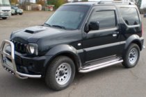 Suzuki Jimny 1998-2018 Pare-buffle QT007-Exclusive (avec inscription, inox) photo 6