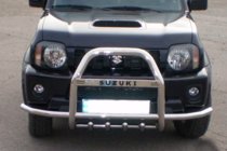 Suzuki Jimny 1998-2018 Pare-buffle QT007-Exclusive (avec inscription, inox) photo 1