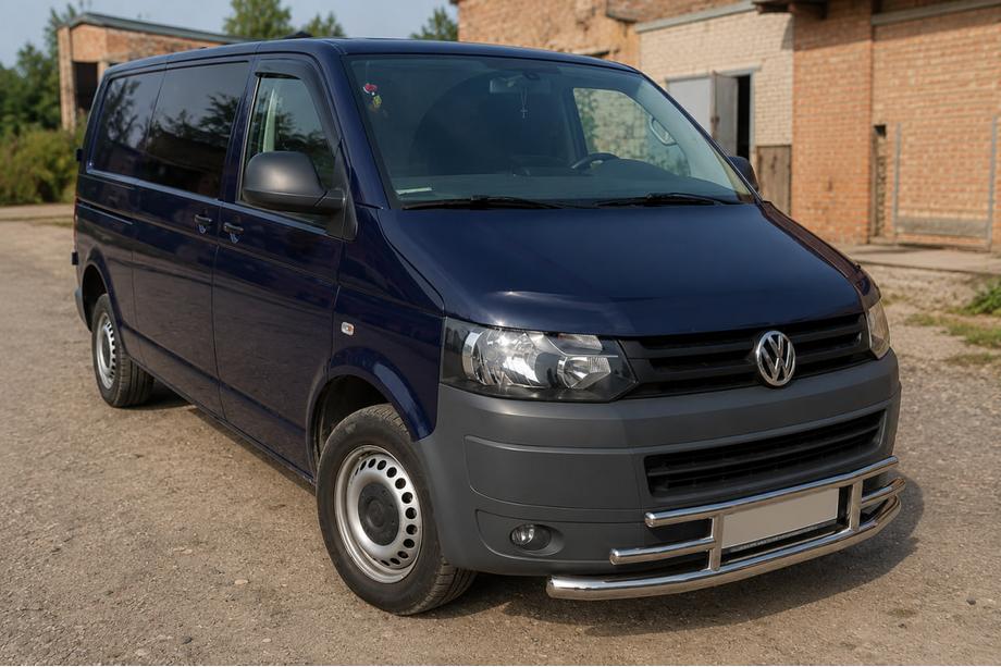 Volkswagen T5 2010-2015 Protection avant F3-42 (inox) Photo 3