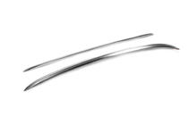 BMW X6 F16 2014-2019 Barres longitudinales de toit integrees chromees OEM (Aluminium, pose par collage) photo 11