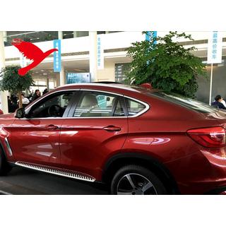 Barres longitudinales de toit integrees chromees OEM (Aluminium, pose par collage) BMW X6 F16 2014-2019 photo 3