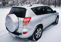 Toyota Rav 4 2006-2013 Barres de toit Skyport (argent) photo 2