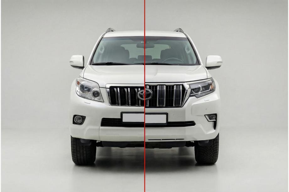 Toyota Land Cruiser Prado 150 2009-2023 Kit de conversion facelift 2009-2016 vers 2017- (avec phares Full LED) Image