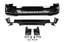 Toyota Land Cruiser Prado 150 2009-2023 Extensions de pare-chocs avant et arrière Modelista V1 (2017-) Blanc photo 3