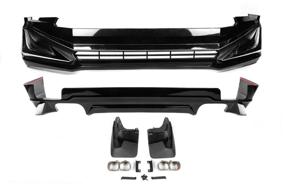 Toyota Land Cruiser Prado 150 2009-2023 Extensions de pare-chocs avant et arrière Modelista V1 (2017-) Photo 3