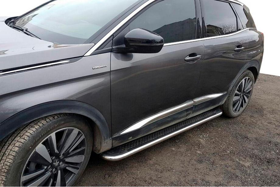 Opel Mokka 2012-2021 Marchepieds Latéraux Maydos V2 (2 pcs, Aluminium & Inox) Image