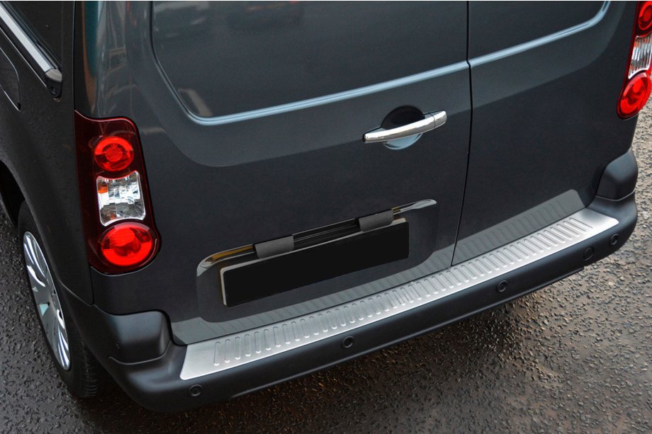 Citroen Berlingo 2008-2018 Protection de pare-chocs arrière Omsa Line (inox) Image