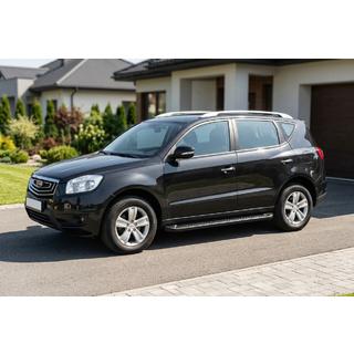 Marchepieds Latéraux Allmond Black (2 pcs, Aluminium) Geely Emgrand X7 2011- photo 1