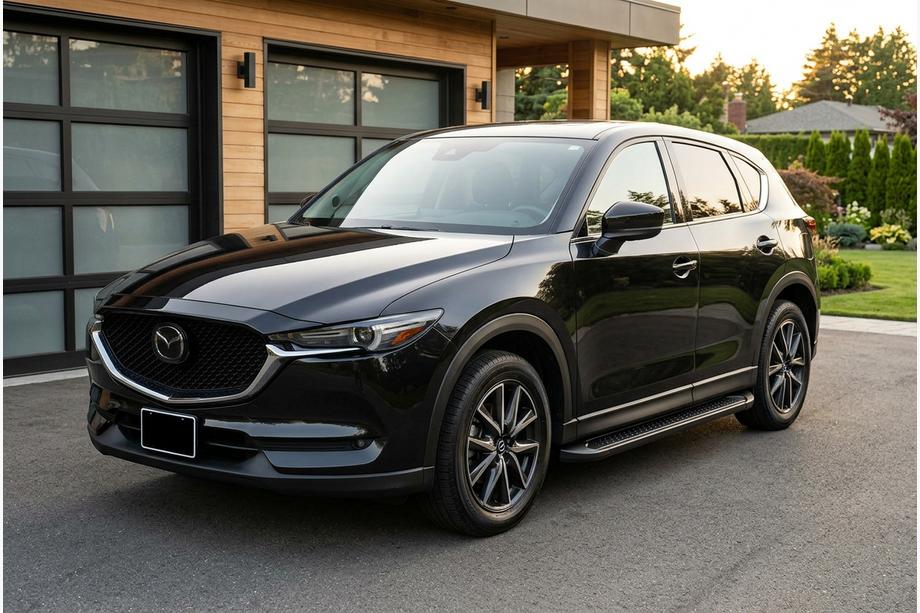 Mazda CX-5 2017–2025 Marchepieds Latéraux Allmond Black (2 pcs, Aluminium) Image