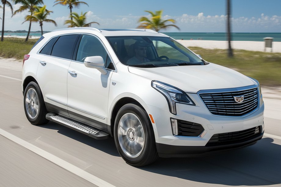 Cadillac XT5 2016- Marchepieds Latéraux Line (2 pcs, Aluminium) Image
