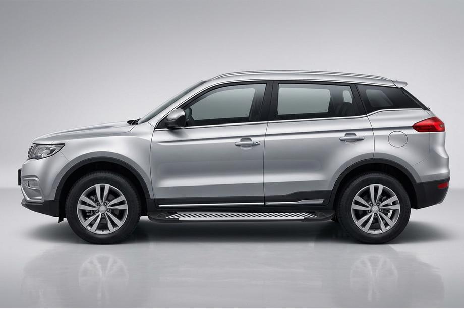 Geely Emgrand X7 2011- Marchepieds Latéraux Line (2 pcs, Aluminium) Image