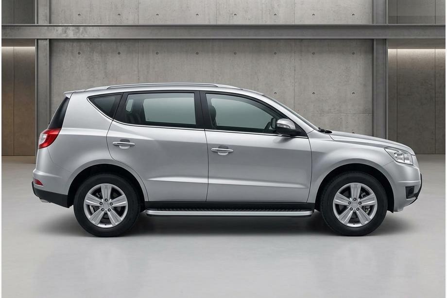 Geely Emgrand X7 2011- Marchepieds Latéraux Tayga Grey (2 pcs, Aluminium) Image