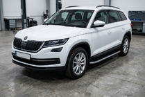 Skoda Kodiaq 2016-2023 Marchepieds Latéraux Tayga Grey (2 pcs, Aluminium) photo 1