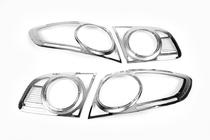 Hyundai Santa Fe 2 2006-2012 Caches chromés pour feux arrière (2 pcs, plastique) photo 2