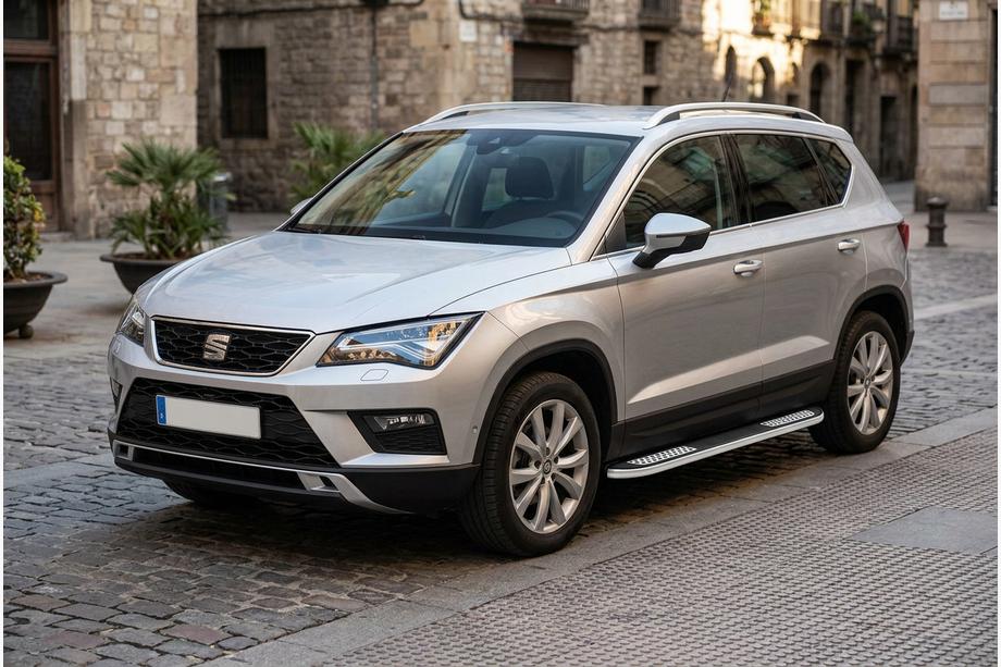 Seat Ateca 2016- Marchepieds Latéraux Tayga V2 (2 pcs, Aluminium) Photo 1