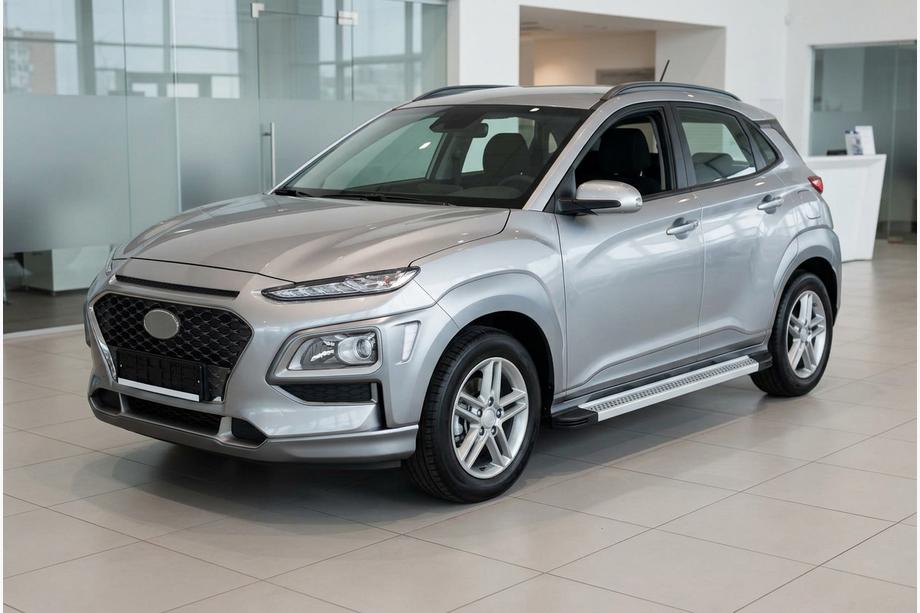Hyundai Kona 2017-2023 Marchepieds Latéraux Maya V2 (2 pcs, Aluminium) Image