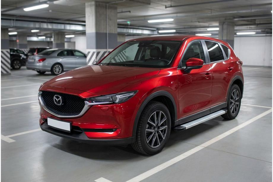 Mazda CX-5 2017–2025 Marchepieds Latéraux Maya V2 (2 pcs, Aluminium) Image