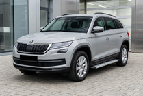 Skoda Kodiaq 2016-2023 Marchepieds Latéraux Maya V2 (2 pcs, Aluminium) photo 1