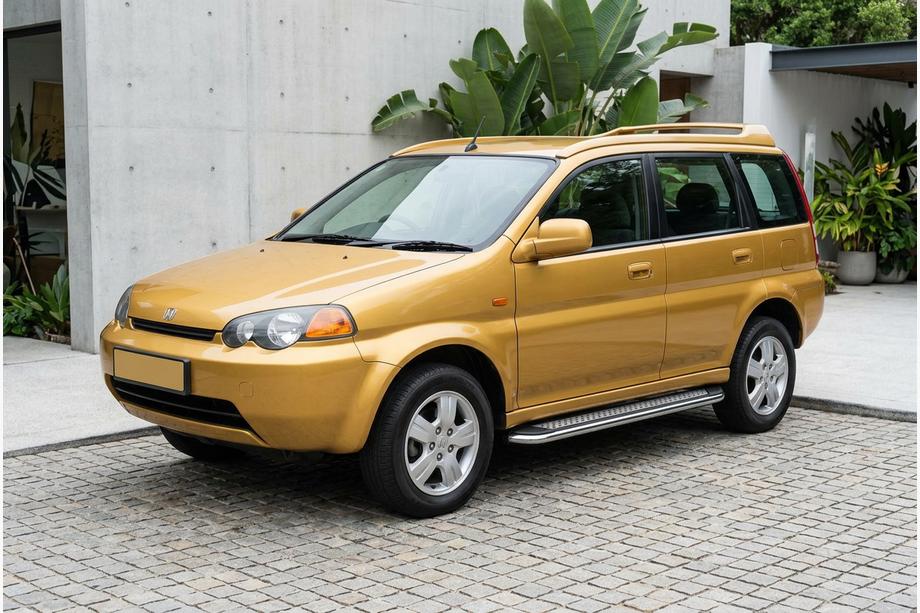 Honda HR-V 1998-2006 Marchepieds Latéraux Maydos V2 (2 pcs, Aluminium & Inox) Image