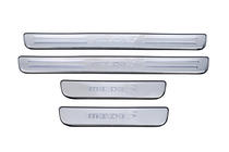 Mazda 3 2003-2009 Seuils de porte Libao (4 pcs, inox) photo 2