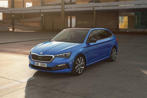 La nouvelle berline Skoda Scala dans la gamme de l’entreprise