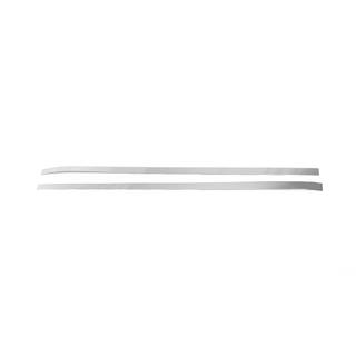 Moulures chromées pour portes coulissantes (2 pcs, inox) photo 2