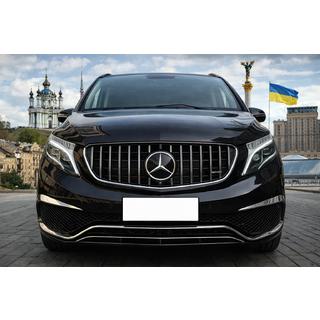 Calandre Avant GT Panamericana Chrome (2014-2019 pour V-Class) Mercedes Vito/V-class W447 2014- photo 1
