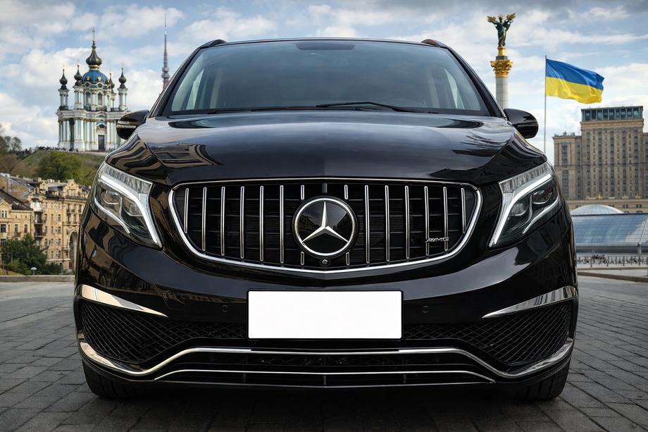 Mercedes Vito/V-class W447 2014- Calandre Avant GT Panamericana Chrome (2014-2019 pour V-Class) Image