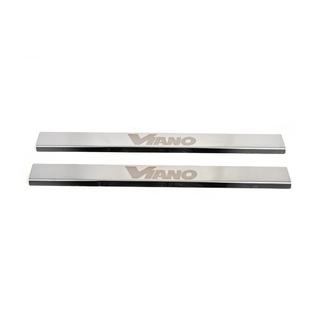 Seuils de Porte VIP-Style (2 pcs, Acier Inoxydable) Mercedes Viano 2004-2014 photo 2