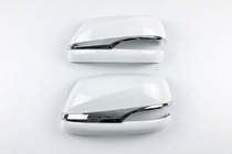 Toyota Land Cruiser 200 2007-2021 Coques de rétroviseurs (sans clignotant, style 2016) Droit, Blanc photo 1