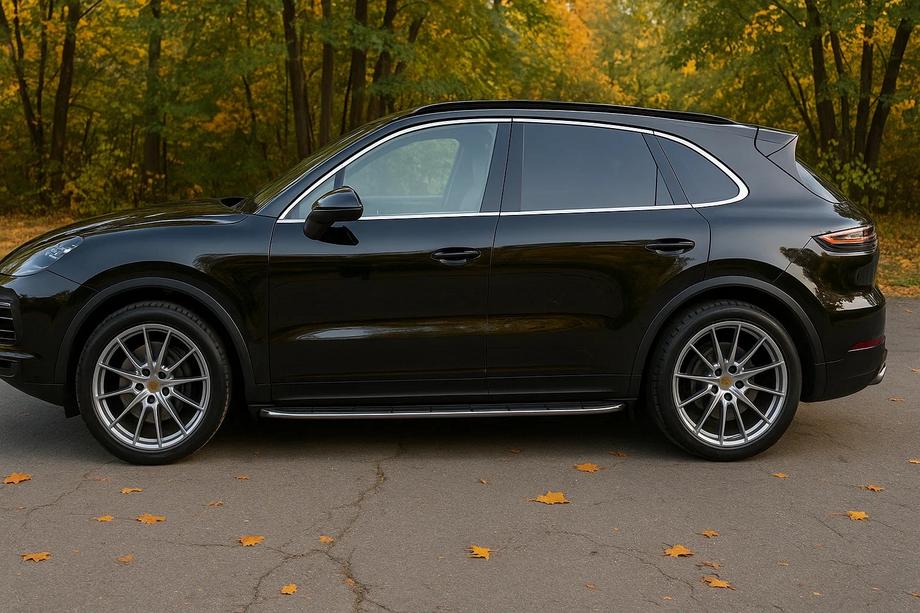 Porsche Cayenne 2018- Marchepieds latéraux (2 pcs, aluminium) Image