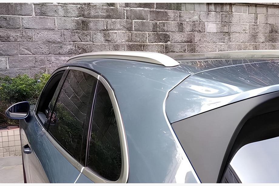 Porsche Cayenne 2018- Rails de toit intégrés gris OEM (Aluminium, pose par collage) Image
