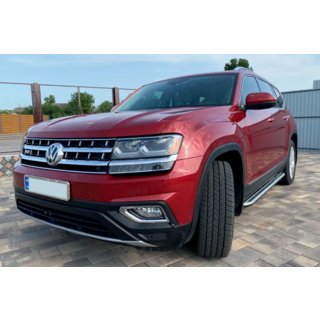 Marchepieds Latéraux OEM (2 pcs, Aluminium) Volkswagen Atlas (Terramont) 2016- photo 1