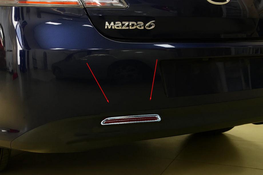 Mazda 6 2008-2012 Caches pour feux antibrouillard arriere (2 pcs, plastique) Image