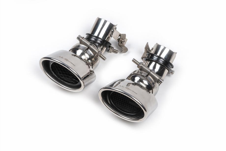 Mercedes E-class W211 2002-2009 Embouts d'échappement V2 (2 pcs) Image