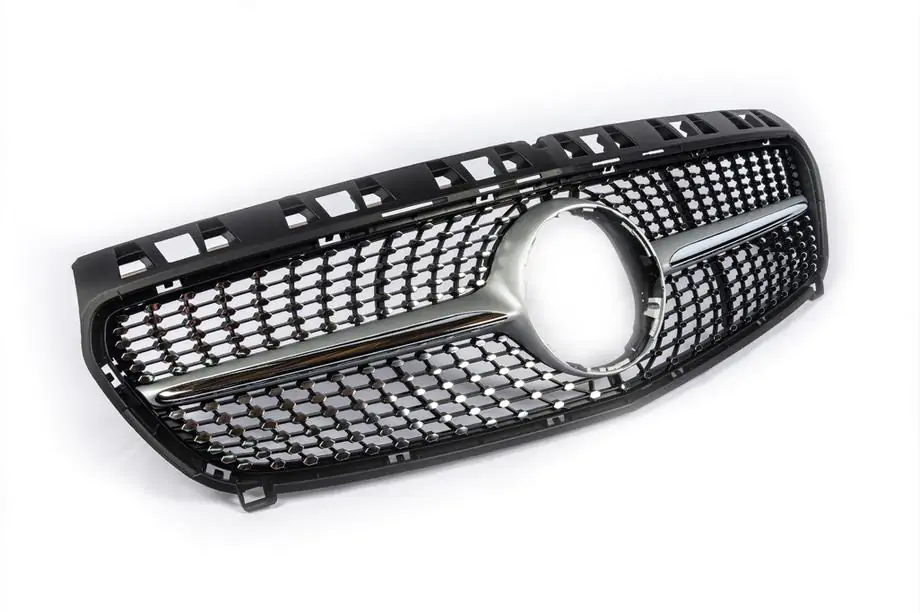 Mercedes A-class W176 2012-2018 Calandre Avant Diamond Silver (2012-2015) Photo 4