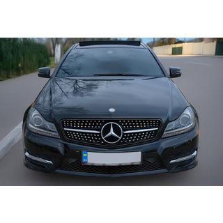 Calandre Avant Diamond Black Mercedes C-class W204 2007-2015 photo 1