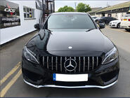 Mercedes C-class W205 2014-2021 Calandre Avant Panamericana GT (pour Avantgarde/AMG-Line/C43 AMG) 2014-2018, avec caméra photo 6