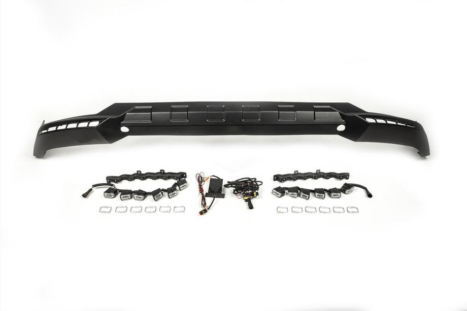 Mercedes G class W463 1990-2018 Lame de pare-chocs avant BRBS avec LED Photo 5