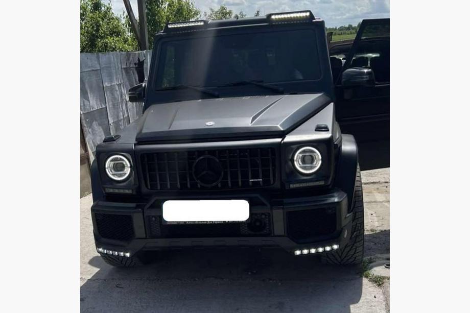 Mercedes G class W463 1990-2018 Lame de pare-chocs avant BRBS avec LED Photo 2