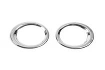 Nissan Qashqai 2007-2010 Entourages de phares antibrouillard chromes (2 pcs, inox) photo 4