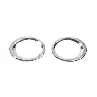 Entourages de phares antibrouillard chromes (2 pcs, inox) Nissan Qashqai 2007-2010 photo 4