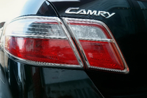 Toyota Camry 2006-2011 Couvre-feux Arriere Chromes (2 pcs, plastique) photo 3