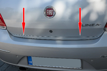 Fiat Linea 2006-2018 Baguette de coffre inox photo 1
