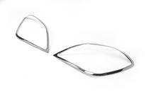 Mercedes Sprinter W906 2006–2018 Couvre-phares (2006-2013, 2 pcs, acier inoxydable) photo 3