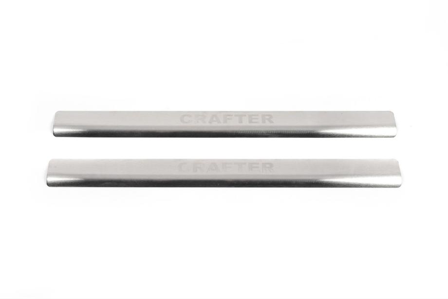 Volkswagen Crafter 2006-2016 Seuils de porte Natanko (inox) Image